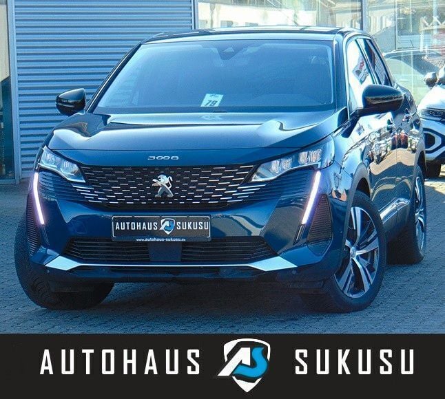 Lackierung blau celebes/metall Gebraucht 2022 Peugeot 3008 Allure SUV | 22.990 € (Superpreis) - Bild 1/4