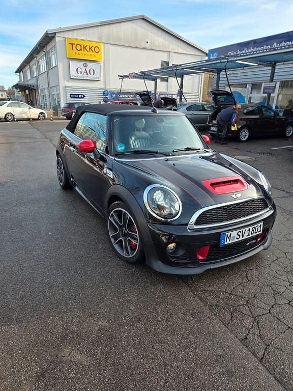Schwarz Gebraucht 2013 Mini John Cooper Works Cabriolet Cabrio | 12.900 € (Fairer Preis) - Bild 1/4