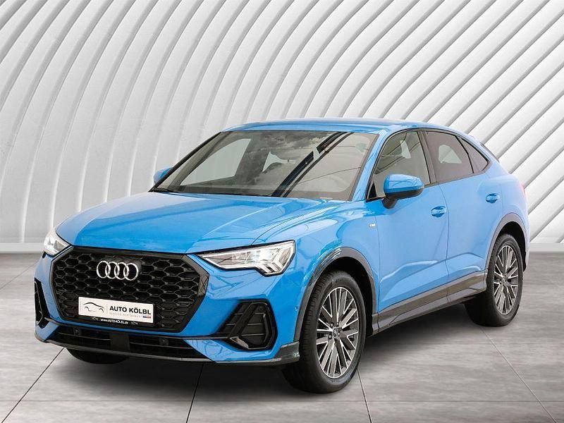 Blau Gebraucht 2021 Audi Q3 Sportback S-Line SUV | 30.990 € (Guter Preis) - Bild 1/4
