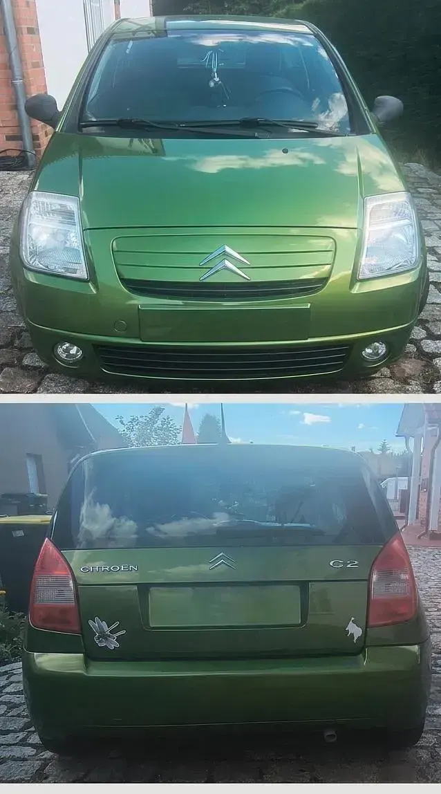 Gebraucht Citroën C2 64 PS (47 kW) 2005 Grün Kleinwagen
