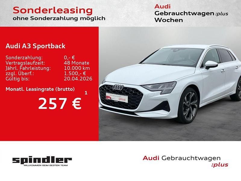 Gebraucht Audi A3 Advanced Plus 116 PS (85 kW) 2025 Gletscherweiß metallic Limousine