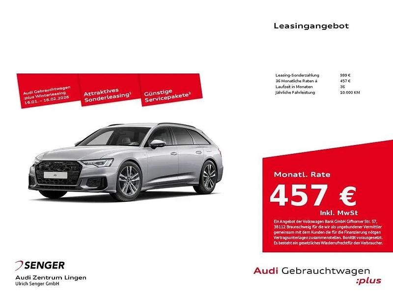 Silber Gebraucht 2025 Audi A6 Design Kombi | 50.880 € (Guter Preis) - Bild 1/1