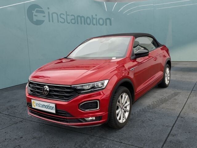 Gebraucht VW T-Roc Cabriolet R-line 150 PS (110 kW) 2021 Rot Cabrio