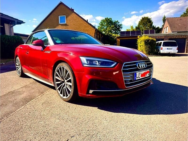 Rot Gebraucht 2018 Audi A5 Cabriolet Sport Cabrio | 25.990 € (Etwas zu teuer) - Bild 1/4