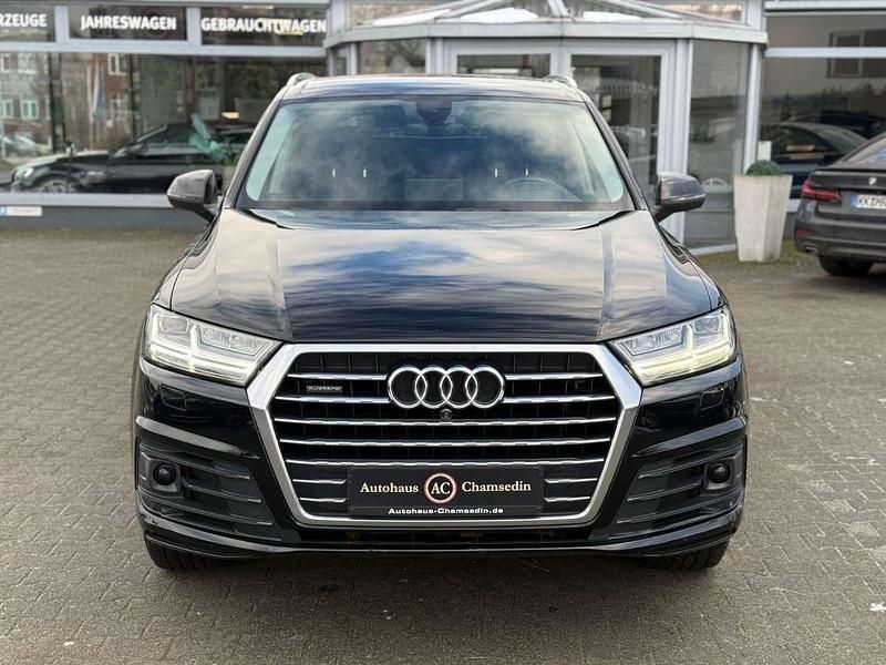 Tiefschwarz Gebraucht 2017 Audi Q7 S-Line SUV | 27.999 € (Superpreis) - Bild 1/4