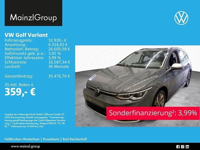 Gebraucht VW Golf Alltrack 200 PS (147 kW) 2024 Delfingrau metallic Kombi