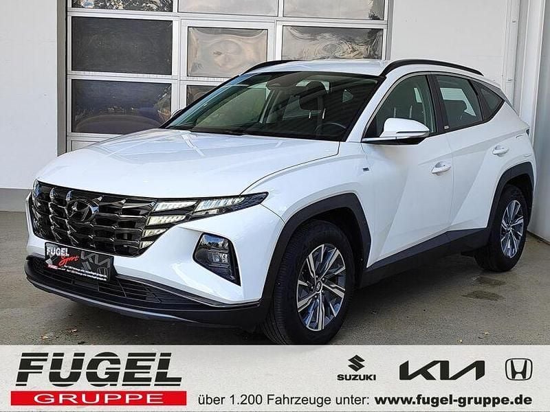 Polar white / sol Gebraucht 2021 Hyundai Tucson Select SUV | 25.899 € (Fairer Preis) - Bild 1/4