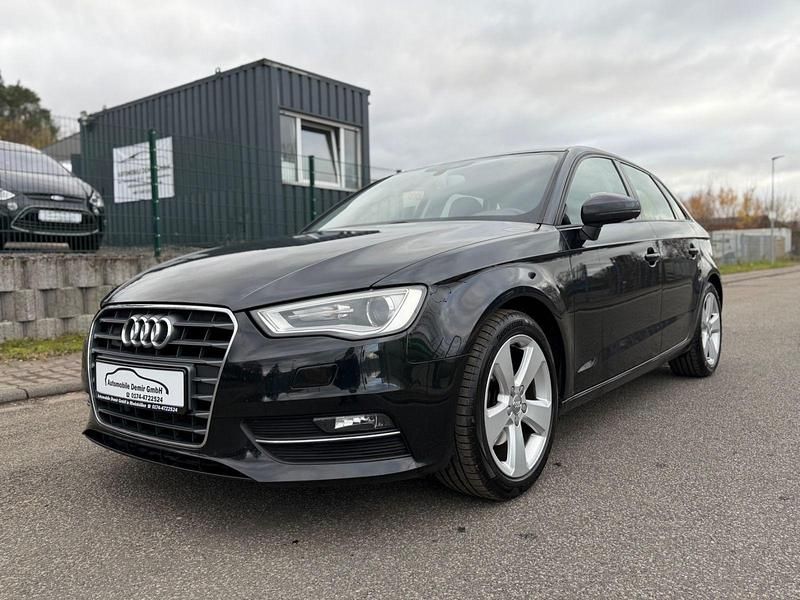 Schwarz Gebraucht 2014 Audi A3 Sportback Ambition Kleinwagen | 8.990 € (Guter Preis) - Bild 1/4