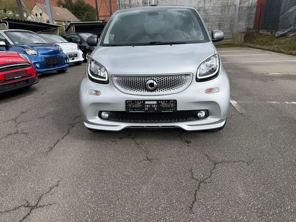 Gebraucht Smart ForTwo Cabrio Brabus 90 PS (66 kW) 2018 Silber Cabrio