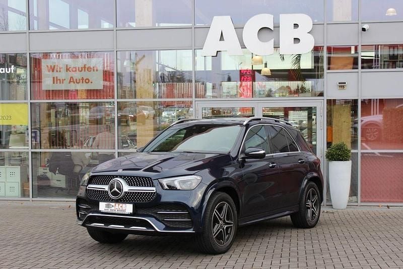 Blau Gebraucht 2022 Mercedes GLE400 AMG line SUV | 59.900 € (Superpreis) - Bild 1/4