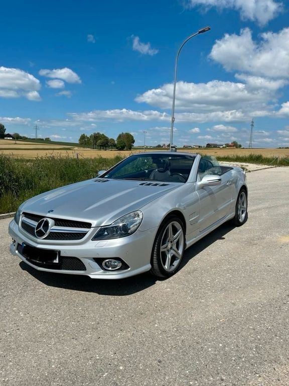 Silber Gebraucht 2010 Mercedes SL350 AMG Cabrio | 30.600 € (Fairer Preis) - Bild 1/4