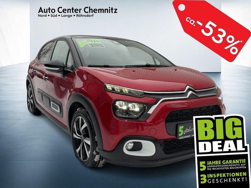 Rot Gebraucht 2022 Citroën C3 Shine Limousine | 11.801 € (Guter Preis) - Bild 1/4