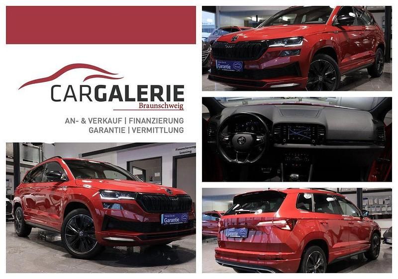 Velvetrot metallic Gebraucht 2022 Skoda Karoq SportLine SUV | 24.700 € (Fairer Preis) - Bild 1/4
