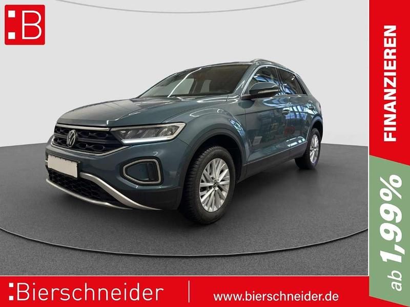 Blau Gebraucht 2024 VW T-Roc Life SUV | 22.150 € (Guter Preis) - Bild 1/3