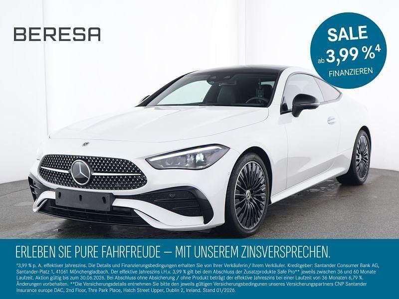 Weiß Gebraucht 2025 Mercedes CLE200 AMG Coupé | 52.885 € (Fairer Preis) - Bild 1/4