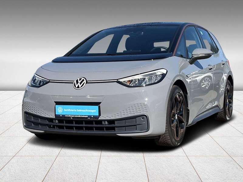 Gebraucht VW ID.3 Pro 106 kW (145 PS) 2021 Mondsteingrau/schwarz Kleinwagen