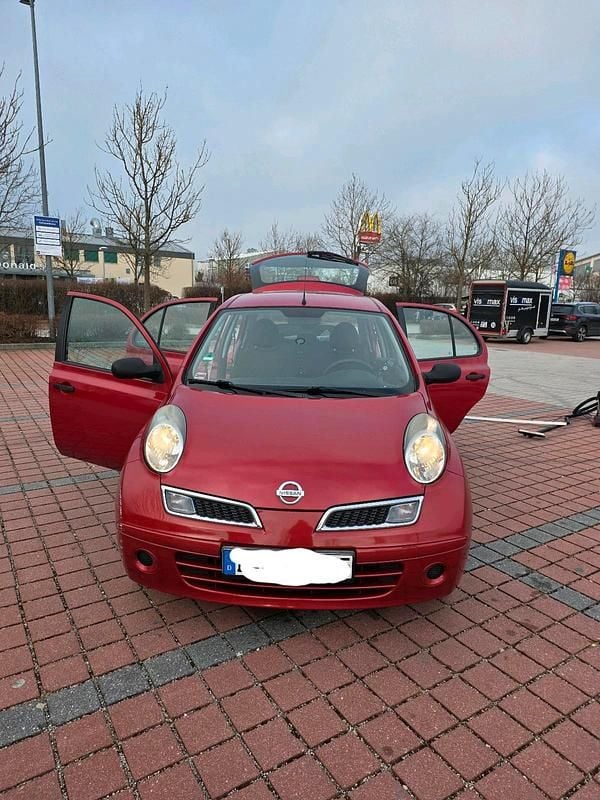 Gebraucht Nissan Micra 80 PS (58 kW) 2009 Rot Kleinwagen