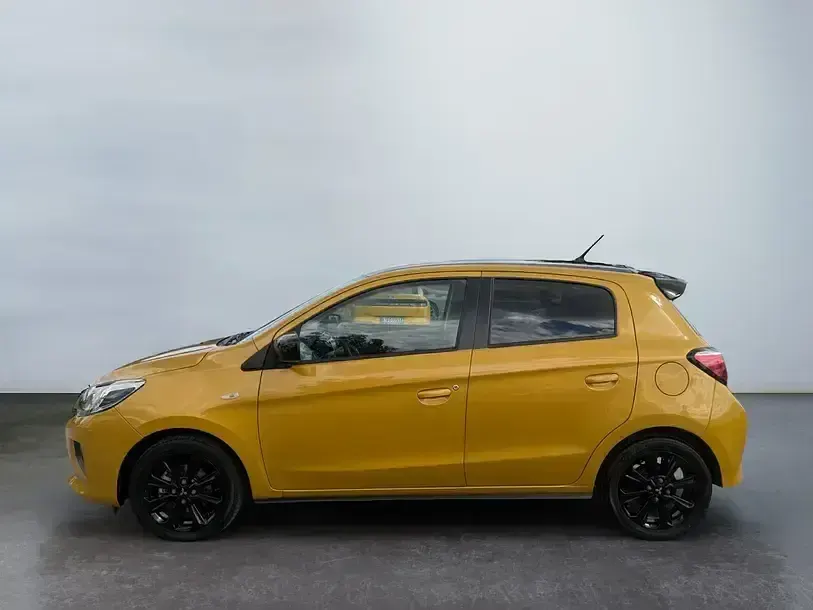 Gebraucht Mitsubishi Space Star Select+ 71 PS (52 kW) 2023 Citringelb / pianoschwarz Kleinwagen