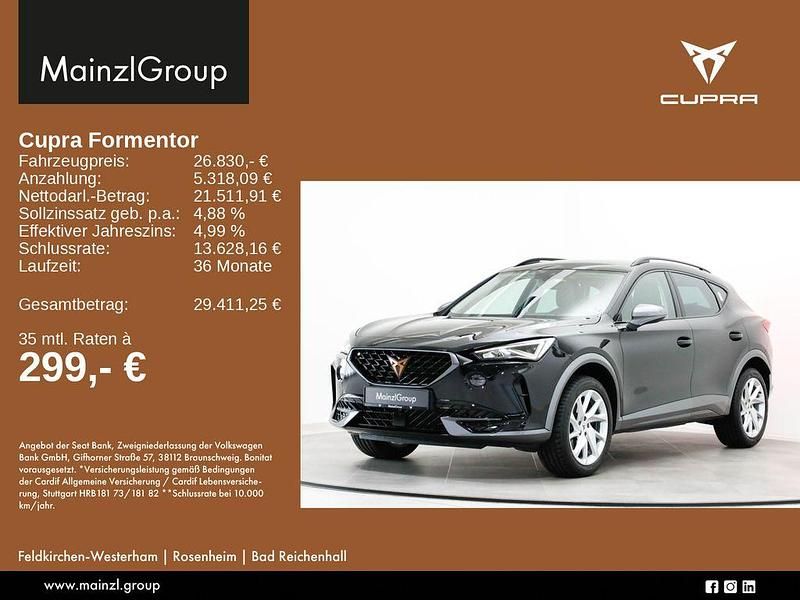 Gebraucht Cupra Formentor 150 PS (110 kW) 2024 Midnight schwarz metallic SUV