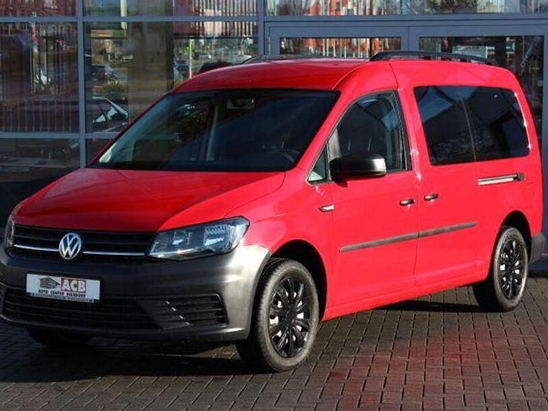 Gebraucht VW Caddy Maxi 150 PS (110 kW) 2020 Rot Van / Kleinbus