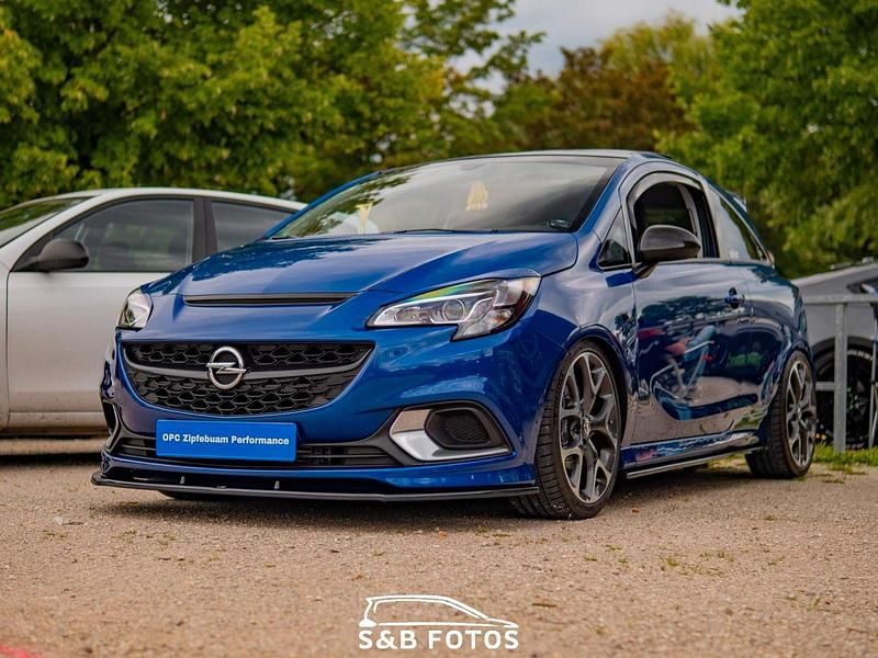 Blau Gebraucht 2017 Opel Corsa OPC Kleinwagen | 18.400 € - Bild 1/4