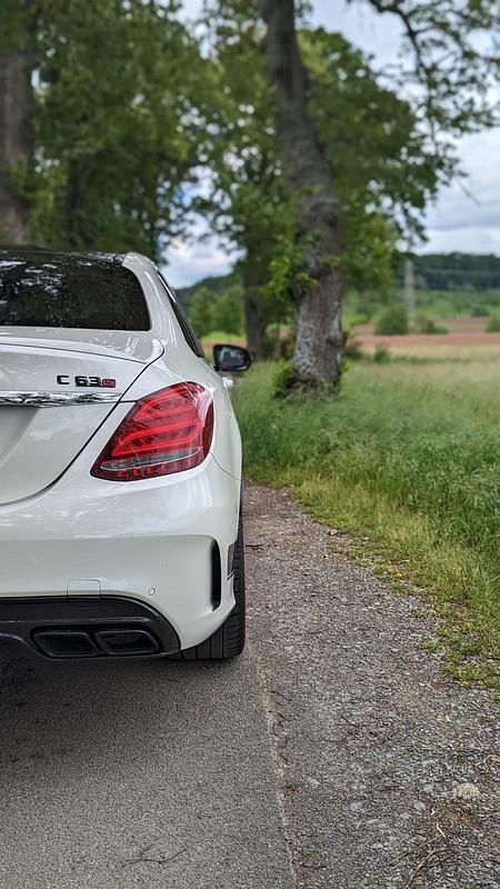 Gebraucht Mercedes C63 AMG 2017 Weiß Limousine
