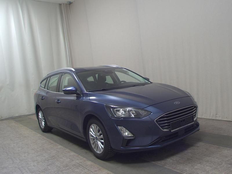 Gebraucht Ford Focus Titanium 125 PS (91 kW) 2021 Chromablau metallic Limousine