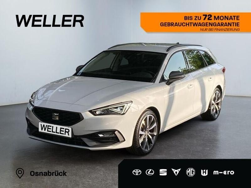 Nevada weiß metallic Gebraucht 2021 Seat Leon Kombi | 22.620 € (Fairer Preis) - Bild 1/4