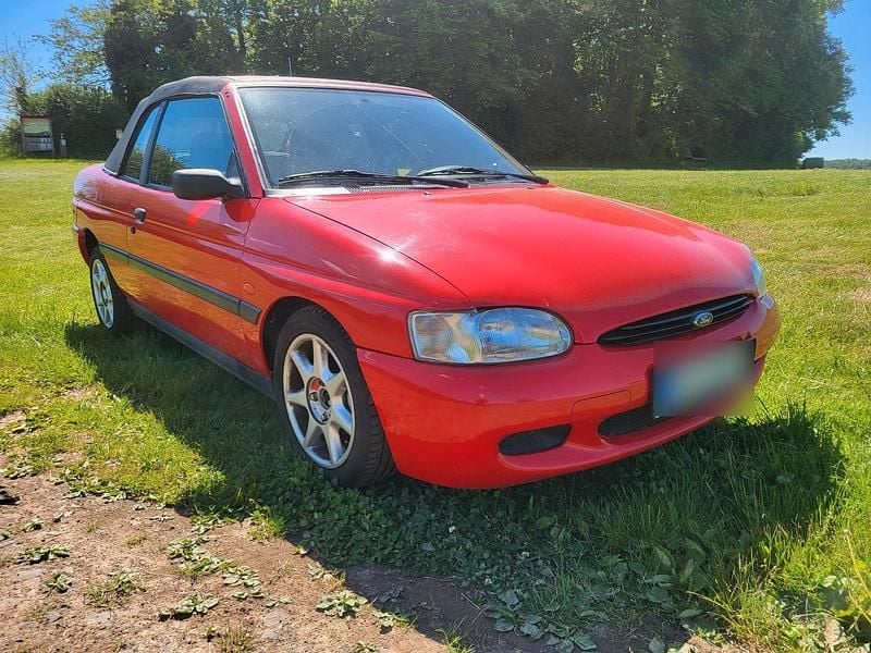 Gebraucht Ford Escort Cabriolet 90 PS (66 kW) 1996 Rot Cabrio