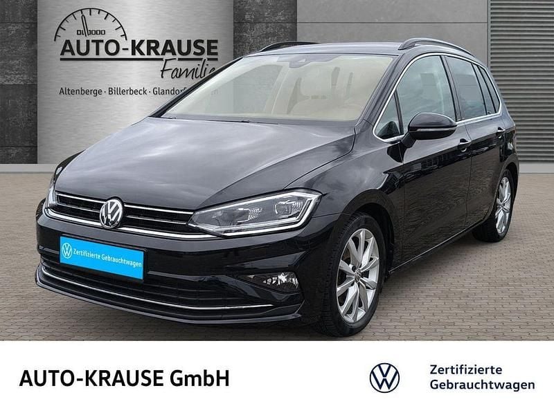 Schwarz Gebraucht 2019 VW Golf Sportsvan Highline Van / Kleinbus | 16.980 € (Fairer Preis) - Bild 1/4