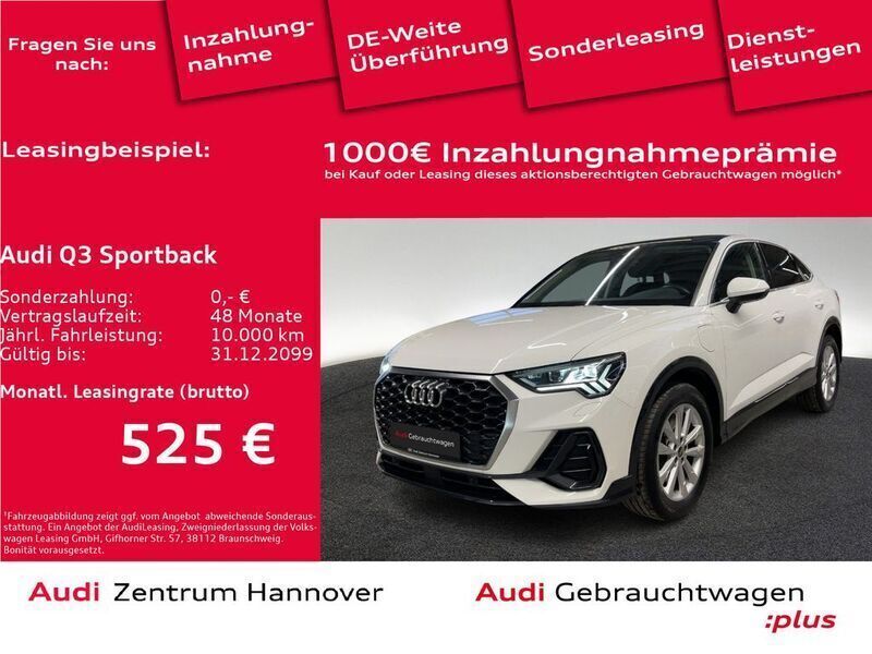 Ibisweiß Gebraucht 2021 Audi Q3 Sportback Ambiente SUV | 32.450 € (Fairer Preis) - Bild 1/4