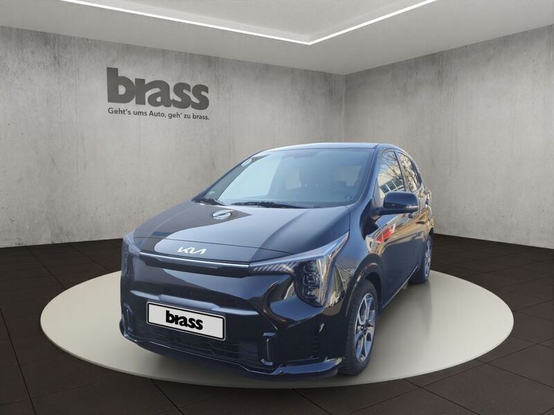 Auroraschwarz met. Gebraucht 2024 Kia Picanto Spirit Kleinwagen | 19.980 € (Etwas zu teuer) - Bild 1/4