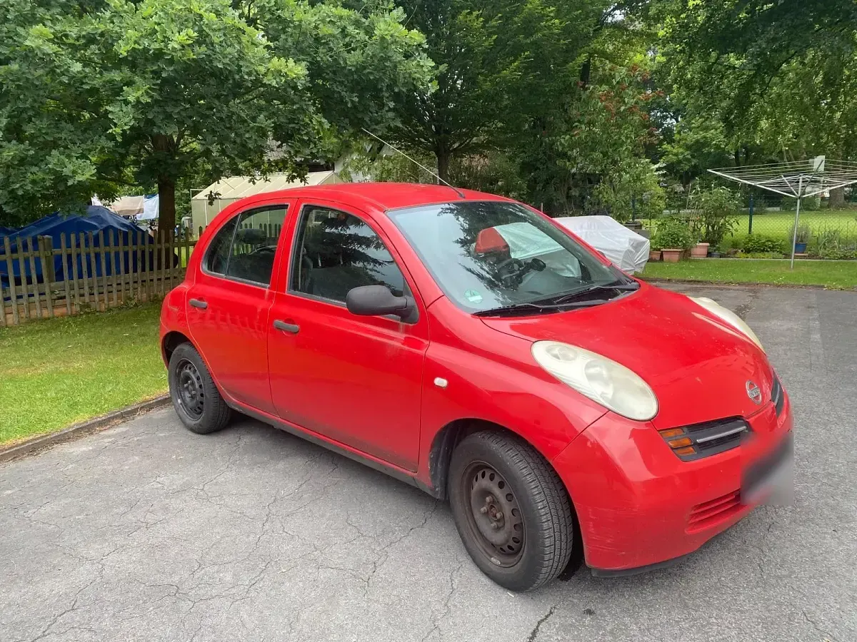Gebraucht Nissan Micra 59 PS (43 kW) 2005 Rot Kleinwagen