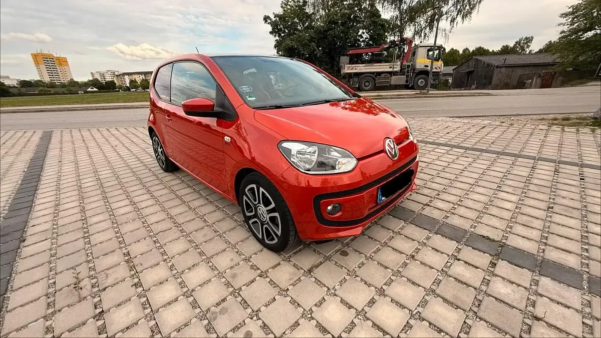 Gebraucht VW up! 75 PS (55 kW) 2016 Orange Kleinwagen