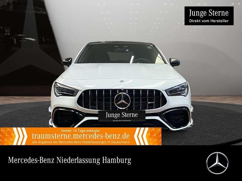 Weiß Gebraucht 2022 Mercedes CLA45 AMG AMG Limousine | 57.890 € (Etwas zu teuer) - Bild 1/3