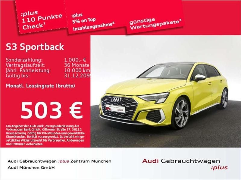 Pythongelb metallic Gebraucht 2024 Audi S3 Sport Limousine | 43.825 € (Fairer Preis) - Bild 1/1