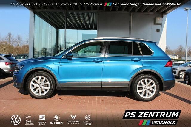 Second-hand VW Tiguan Join 150 CP (110 kW) 2018 Albastru SUV