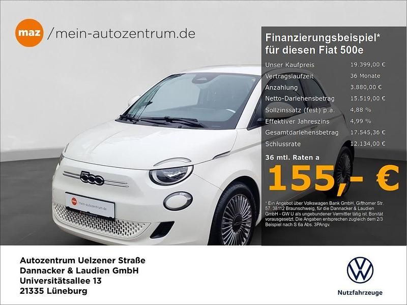 Gebraucht Fiat 500e 86 kW (118 PS) 2023 Colore esterno (arktis weiß) Kleinwagen