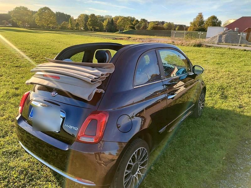 Schwarz Gebraucht 2022 Fiat 500 Dolcevita Cabrio | 13.500 € (Fairer Preis) - Bild 1/4