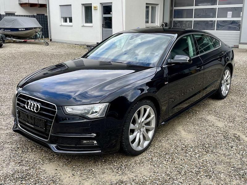 Schwarz Gebraucht 2014 Audi A5 Sportback S-Line Kleinwagen | 14.490 € (Guter Preis) - Bild 1/4