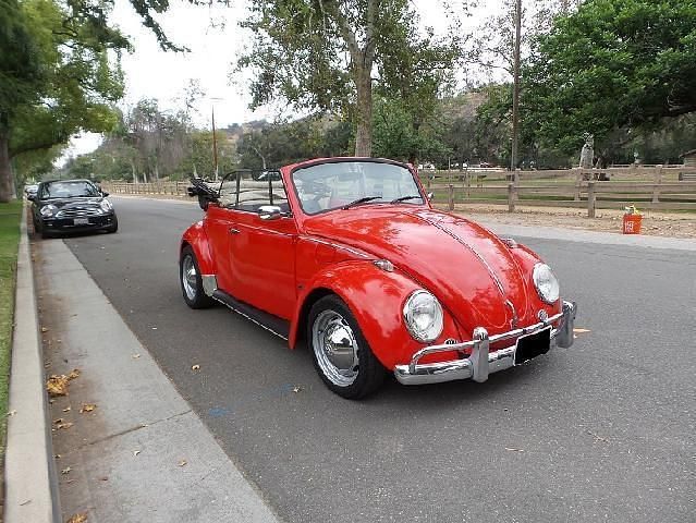 Gebraucht VW Beetle Cabriolet 56 PS (41 kW) 1956 Rot Cabrio
