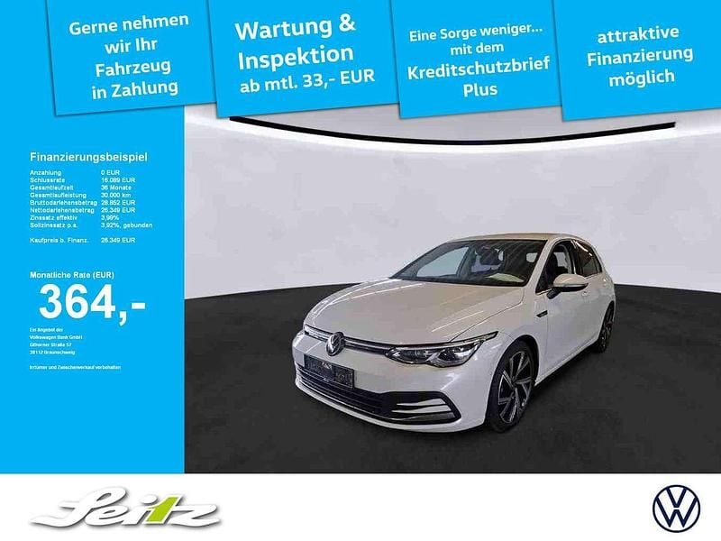 Oryxweiss Gebraucht 2022 VW Golf VIII Style Limousine | 26.349 € (Guter Preis) - Bild 1/3