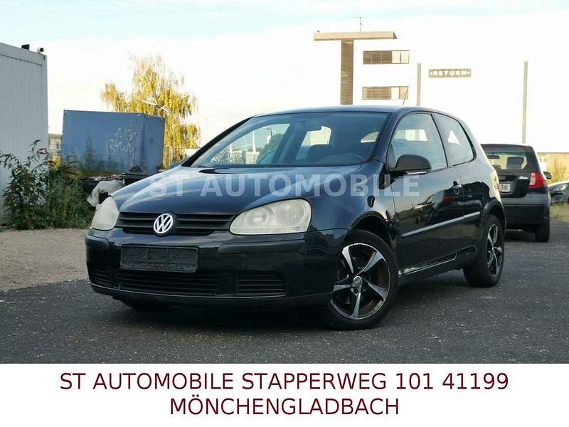 Schwarz Gebraucht 2007 VW Golf V Trendline Limousine | 990 € (Superpreis) - Bild 1/4