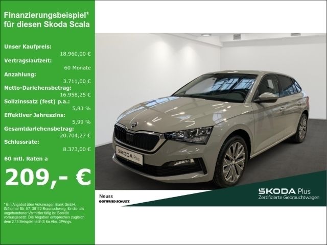 Grau Gebraucht 2023 Skoda Scala Tour Kleinwagen | 18.960 € (Fairer Preis) - Bild 1/3