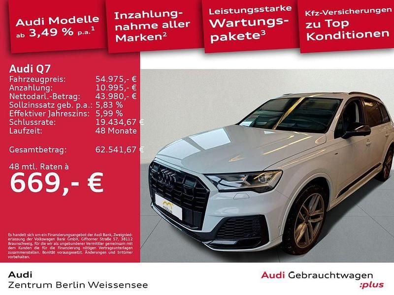 Gebraucht Audi Q7 S-Line 381 PS (280 kW) 2022 Weiss SUV