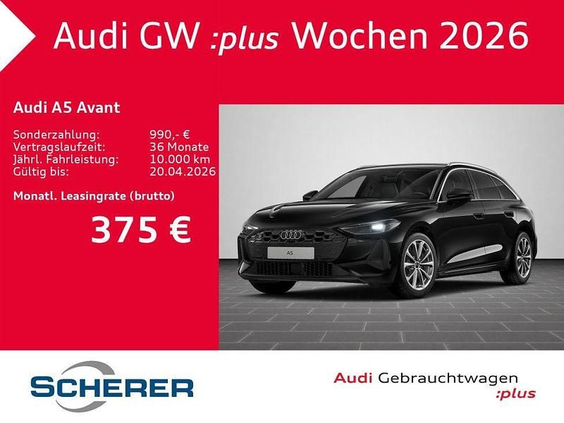 Gebraucht Audi A5 Basis 204 PS (150 kW) 2025 Mythosschwarz metallic (metallic) Kombi