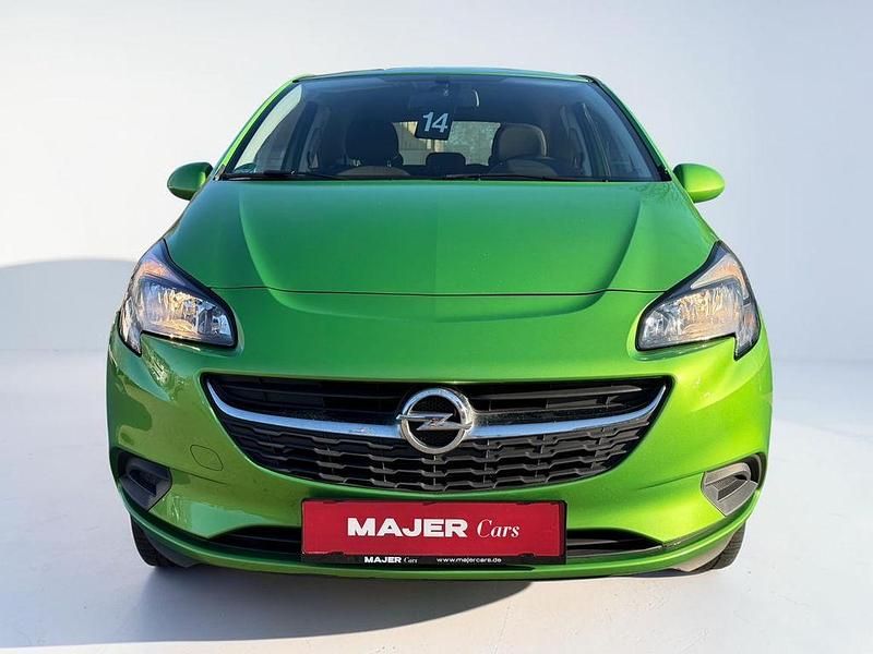 Gebraucht Opel Corsa Selection 69 PS (50 kW) 2015 Grün Kleinwagen