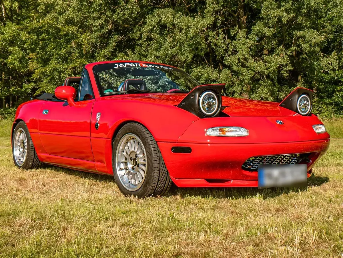 Gebraucht Mazda MX5 131 PS (96 kW) 1994 Rot Cabrio