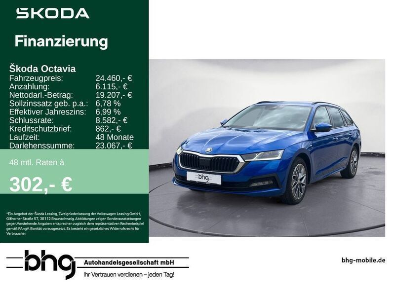 Blau Gebraucht 2022 Skoda Octavia Tour Kombi | 23.460 € (Etwas zu teuer) - Bild 1/4