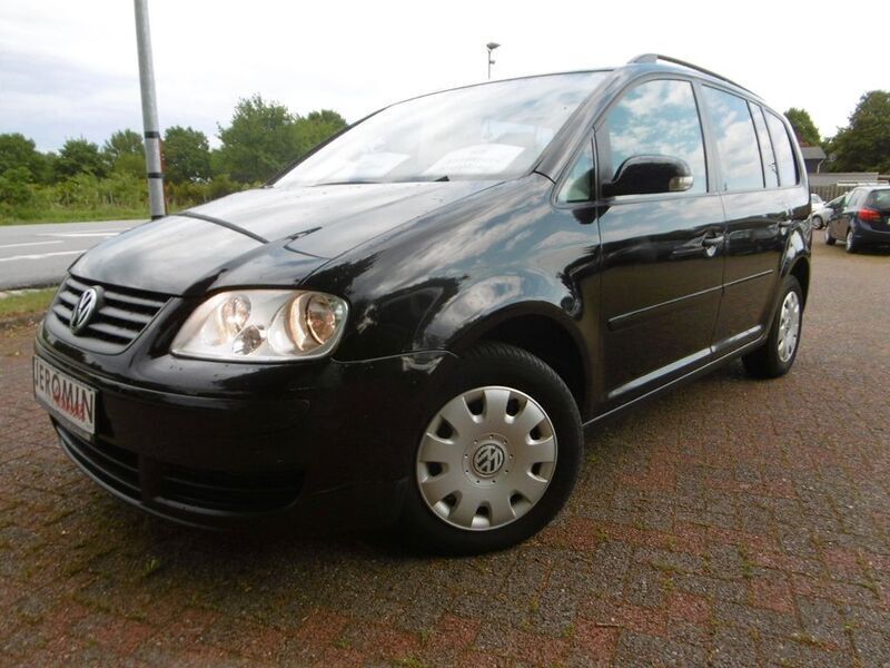 Schwarz Gebraucht 2006 VW Touran Trendline Van / Kleinbus | 2.850 € (Fairer Preis) - Bild 1/4